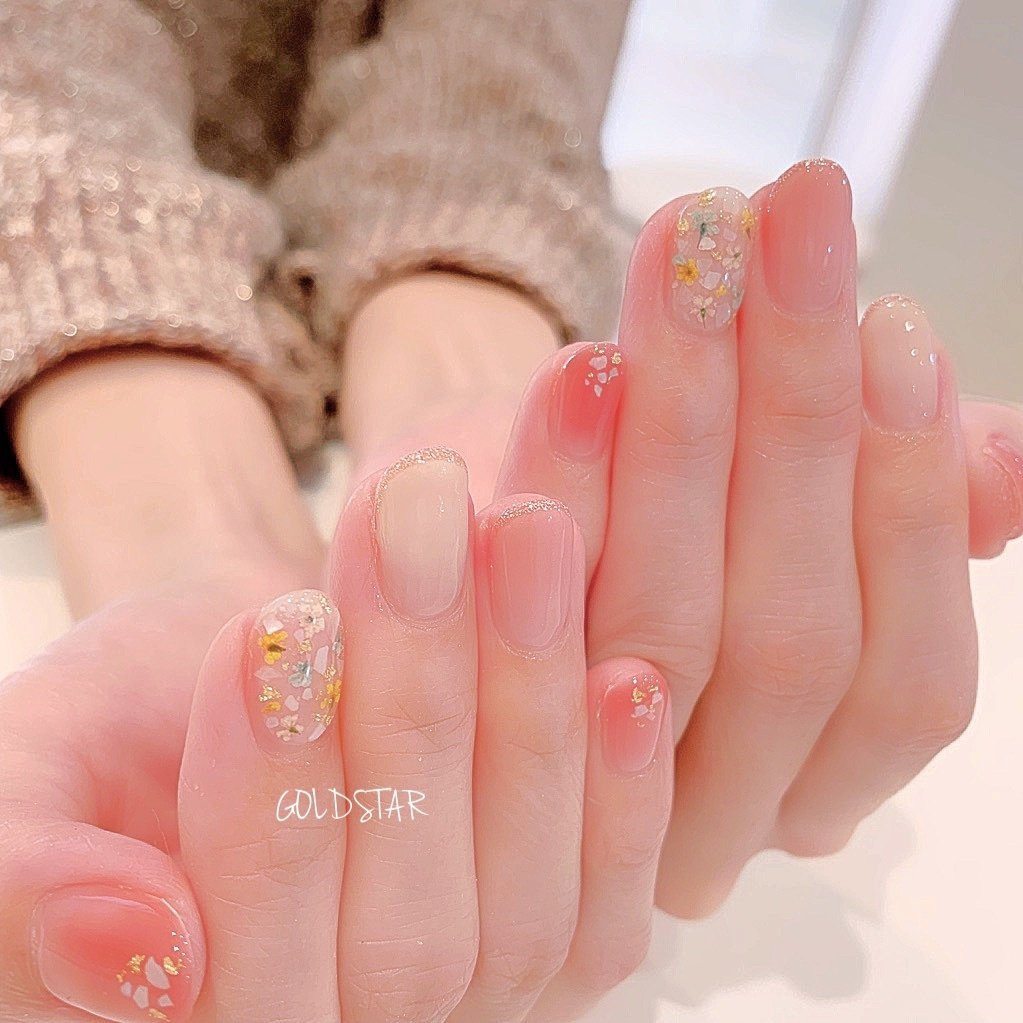 オールシーズン オフィス ブライダル デート ハンド Agloss Nailのネイルデザイン No ネイルブック