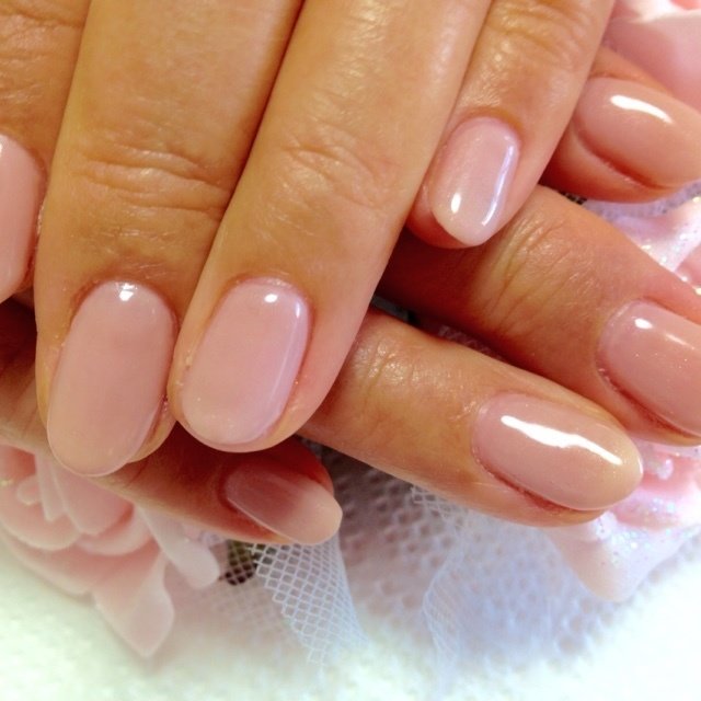 オフィス ハンド ワンカラー ショート ベージュ Rira Nailのネイルデザイン No ネイルブック