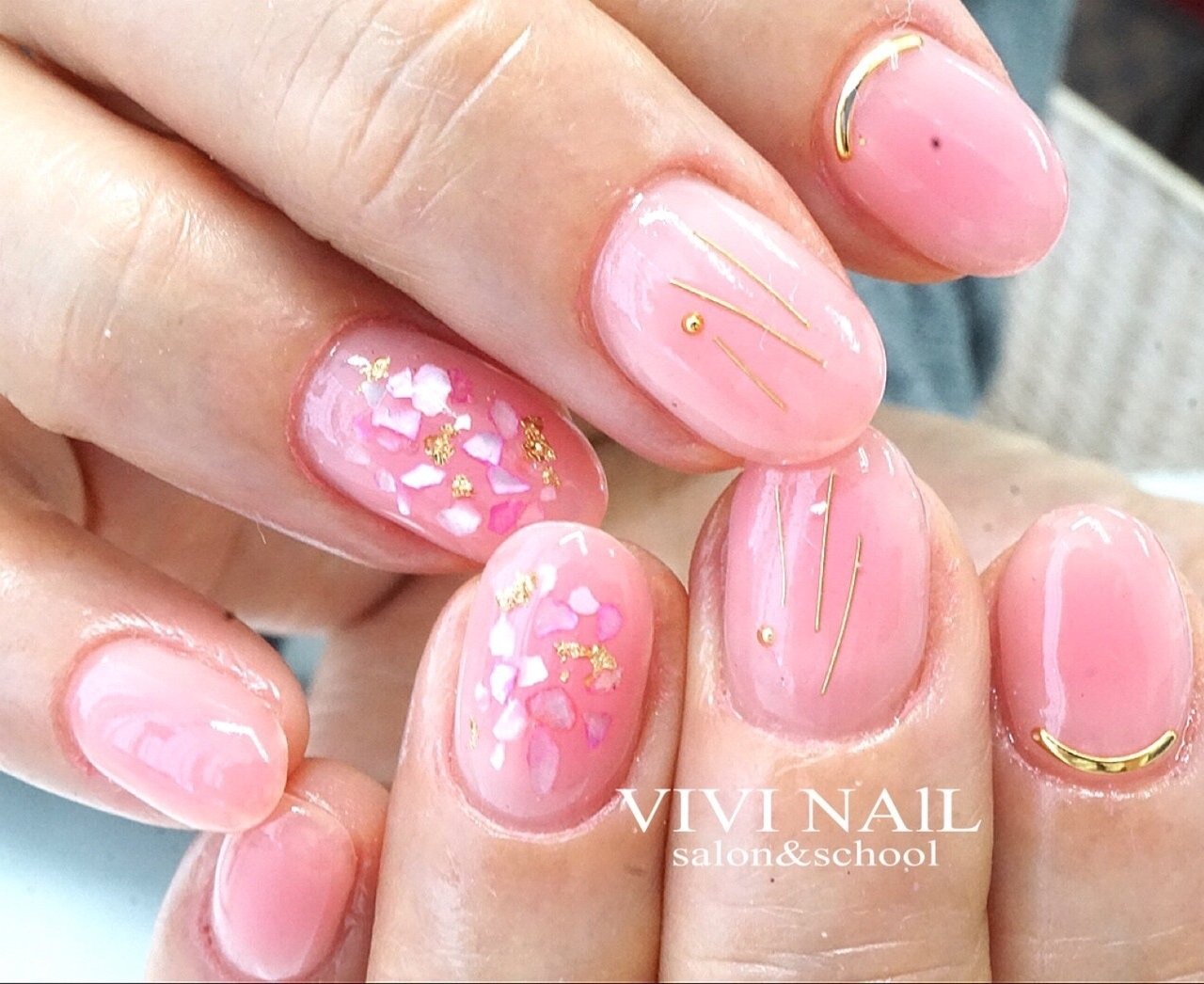 春 ブライダル デート 女子会 ハンド Vivi Nail Eyelashのネイルデザイン No ネイルブック