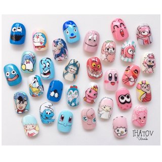 人気順 キャラクター ショートのネイルデザイン ネイルブック
