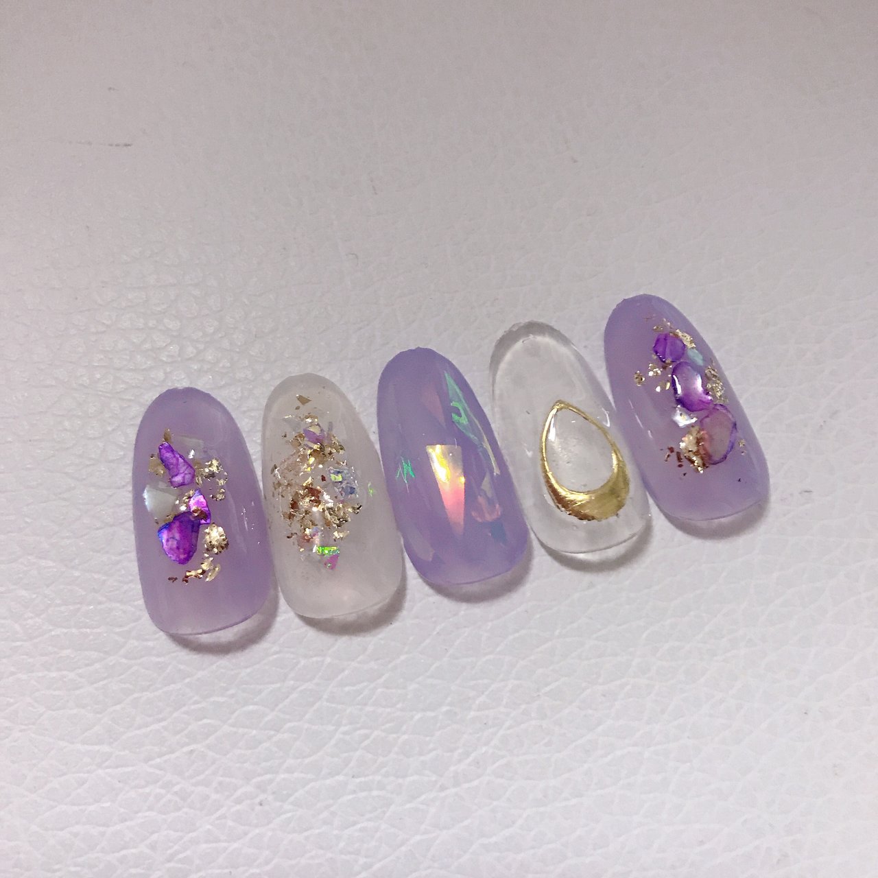 春 夏 シェル ニュアンス ジェル Y S Nailのネイルデザイン No ネイルブック