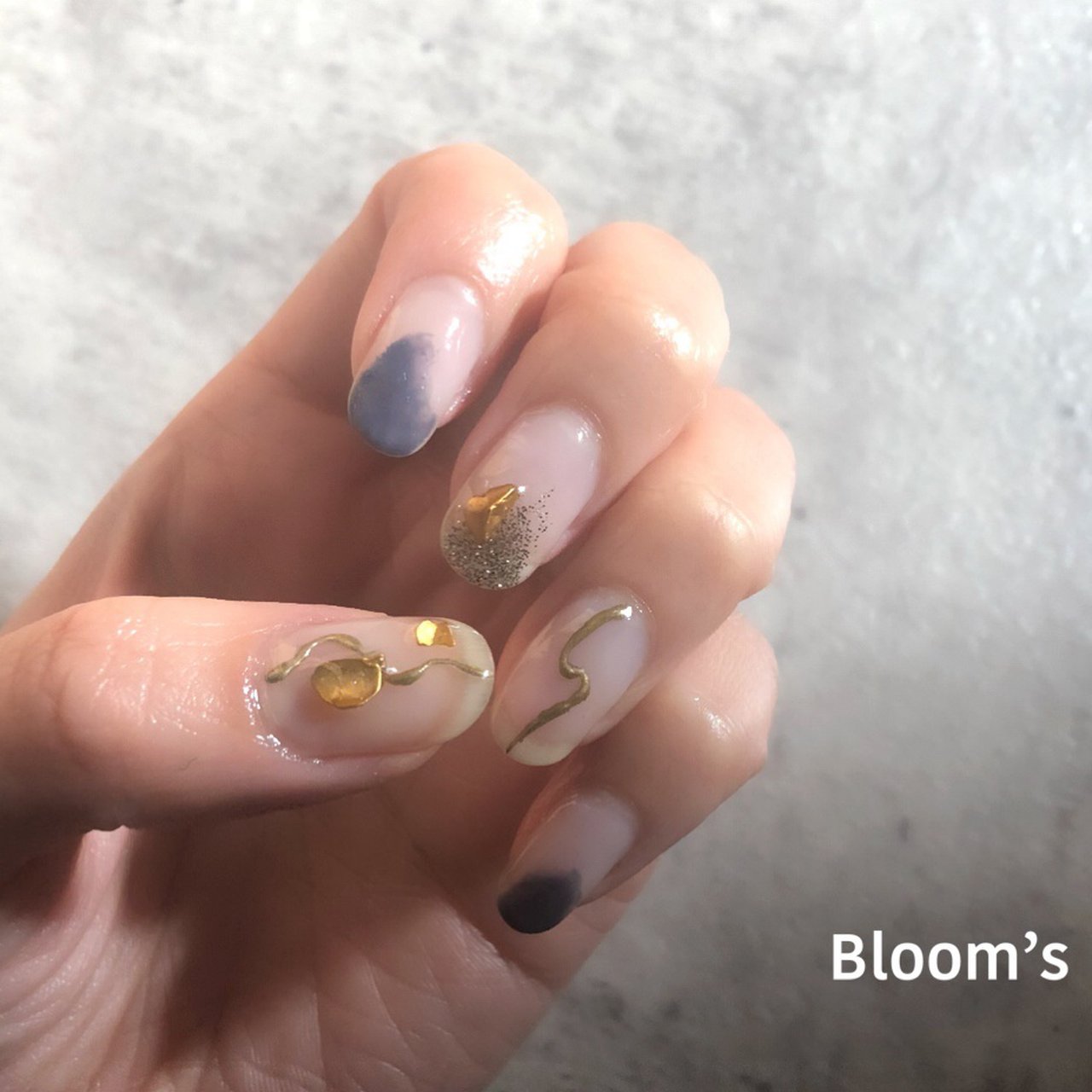 春 夏 オールシーズン 海 ハンド Nail Salon Bloom Sのネイルデザイン No ネイルブック