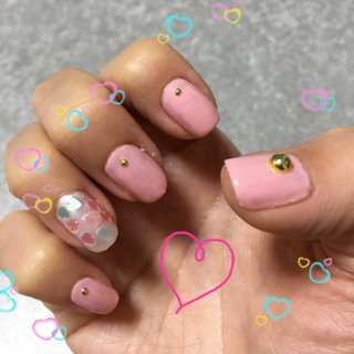 Atサロンネイルエナメル01のネイルデザイン ネイルブック