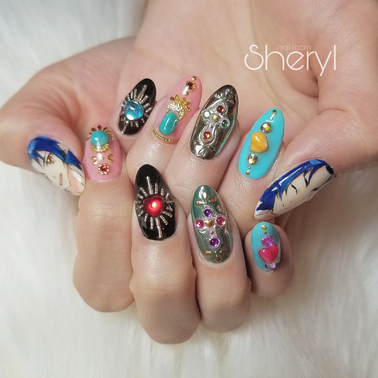 夏 オールシーズン ライブ デート ハンド Yuriのネイルデザイン No ネイルブック