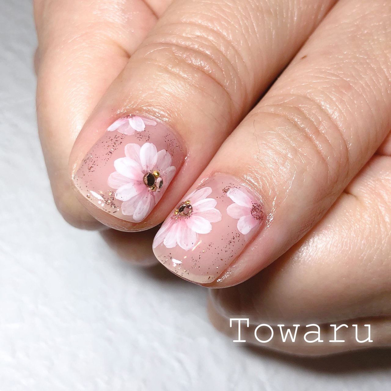 春 ブライダル パーティー ハンド グラデーション Nailsalon Towaruのネイルデザイン No ネイルブック