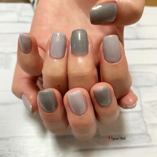 オールシーズン ハンド シンプル ワンカラー パープル Sympa Nailのネイルデザイン No ネイルブック