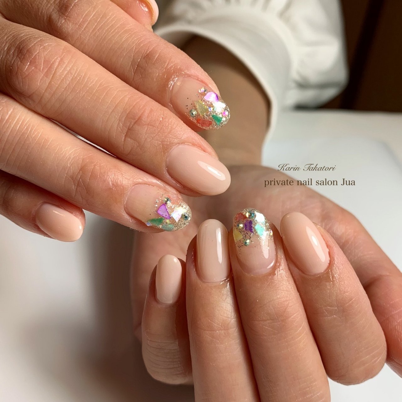 春 夏 海 ライブ ハンド Karintakatori Jua のネイルデザイン No ネイルブック