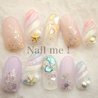 春 夏 海 リゾート グラデーション Nail Me 天田千鶴子のネイルデザイン No ネイルブック