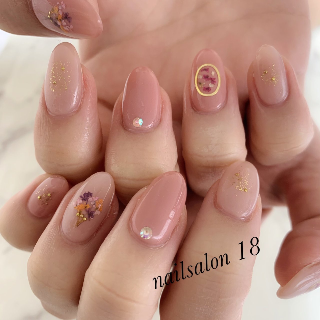 春 オールシーズン 入学式 旅行 ハンド Nailsalon 18のネイルデザイン No ネイルブック