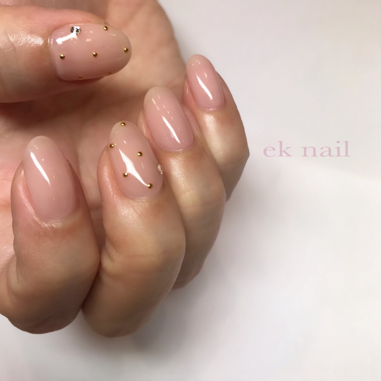 春 オールシーズン デート ハンド シンプル Eknailのネイルデザイン No ネイルブック