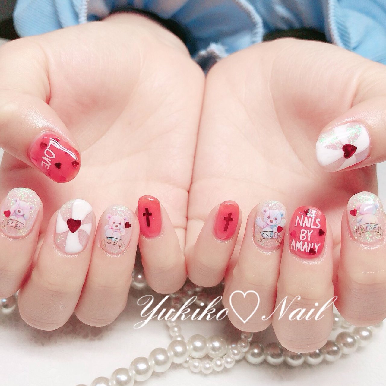 ネイルチップ オーダー ゆめかわ キラキラ 大人可愛い 【公式通販】