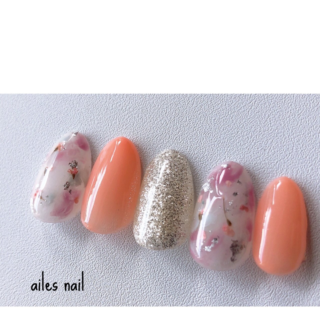 ハンド 押し花 府中 Ailes Nail エールネイルのネイルデザイン No ネイルブック