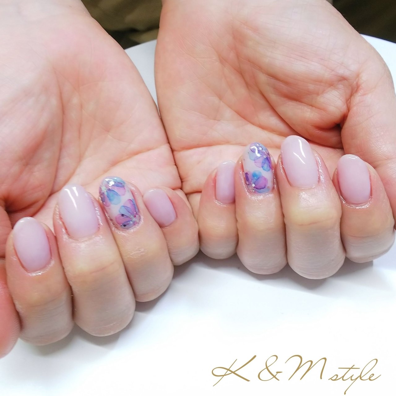 オールシーズン 梅雨 ハンド シンプル ワンカラー K M Nailのネイルデザイン No ネイルブック