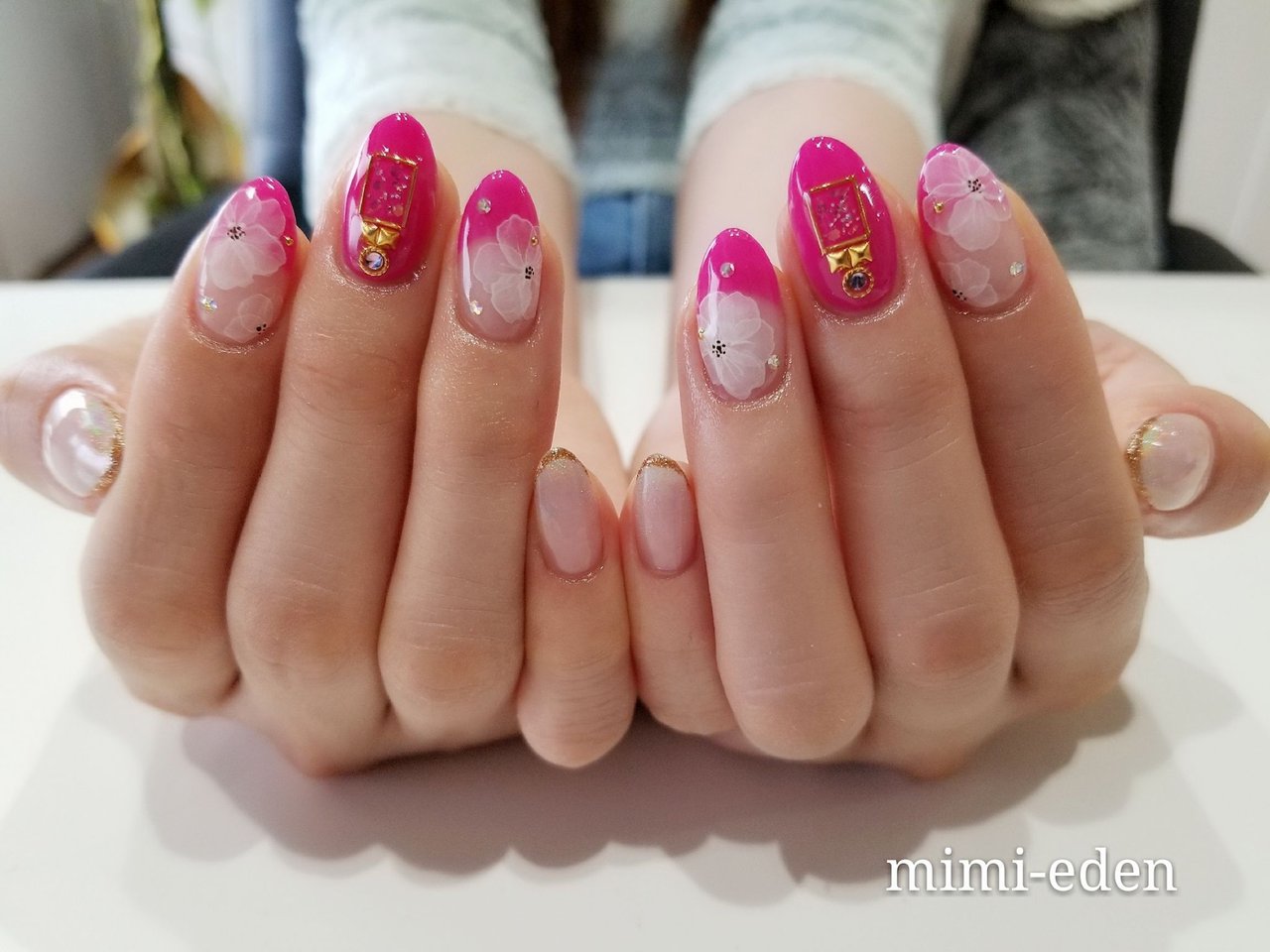 春 夏 リゾート デート ハンド Nail Mimiedenのネイルデザイン No ネイルブック