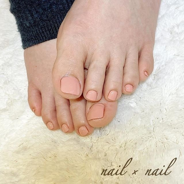 フット ベージュ ペディキュア お客様 Nail Nailのネイルデザイン No ネイルブック