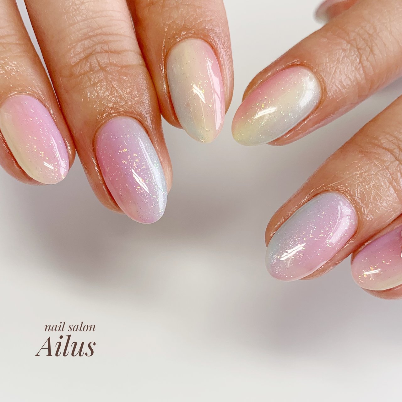 春 オールシーズン ハンド グラデーション ワンカラー Nail Salon Ailusのネイルデザイン No ネイルブック