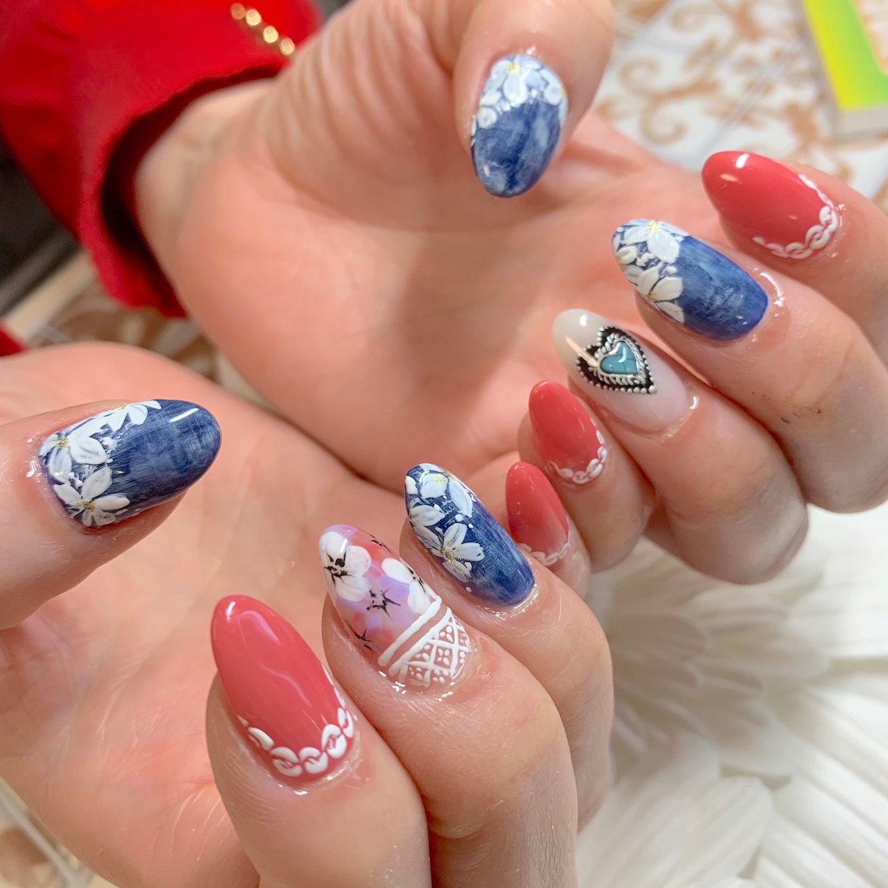 春 夏 デート 女子会 ハンド Eriのネイルデザイン No ネイルブック