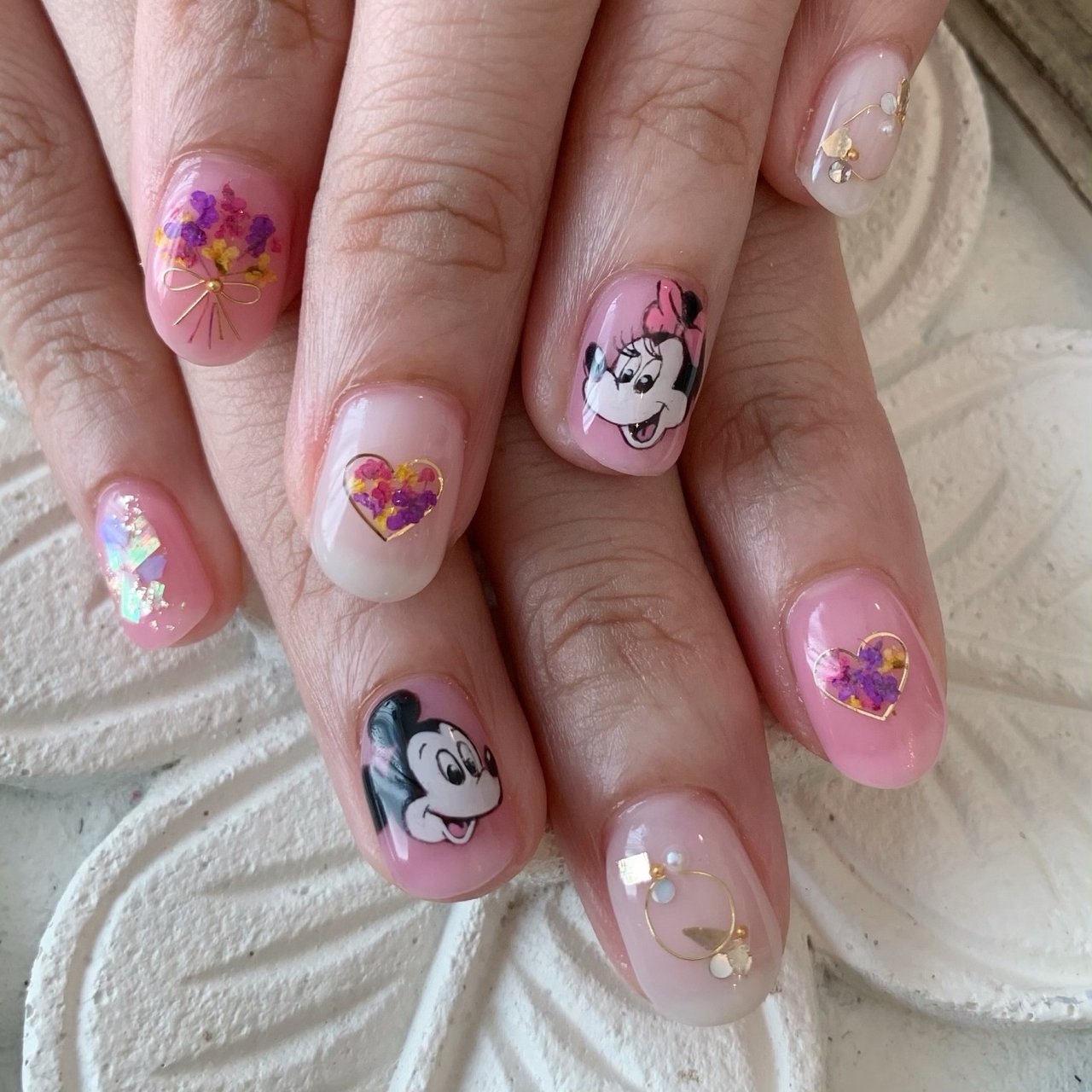 春 旅行 ブライダル パーティー ハンド Salon De Refrainのネイルデザイン No ネイルブック