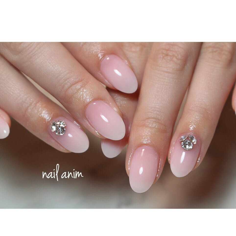 春 夏 オフィス ブライダル ハンド Nail Animのネイルデザイン No ネイルブック