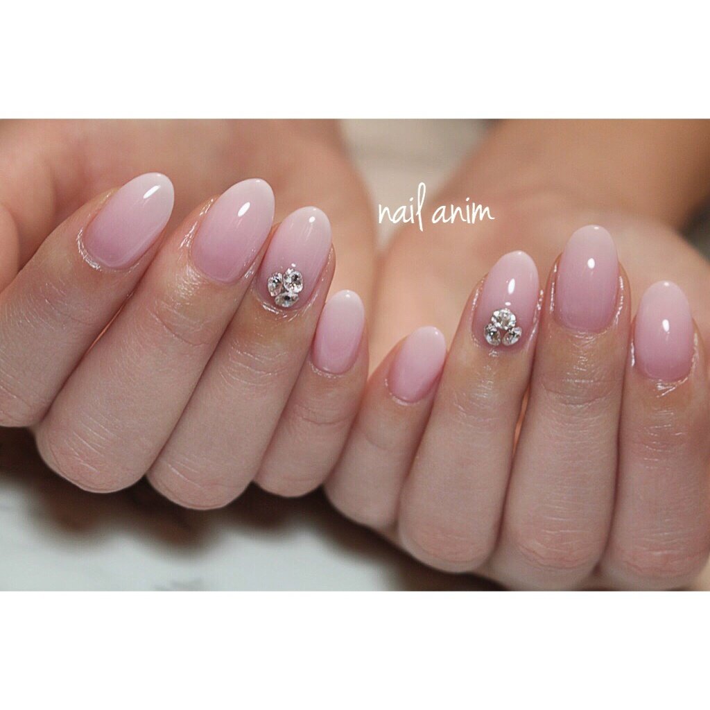 春 夏 オフィス ブライダル ハンド Nail Animのネイルデザイン No ネイルブック