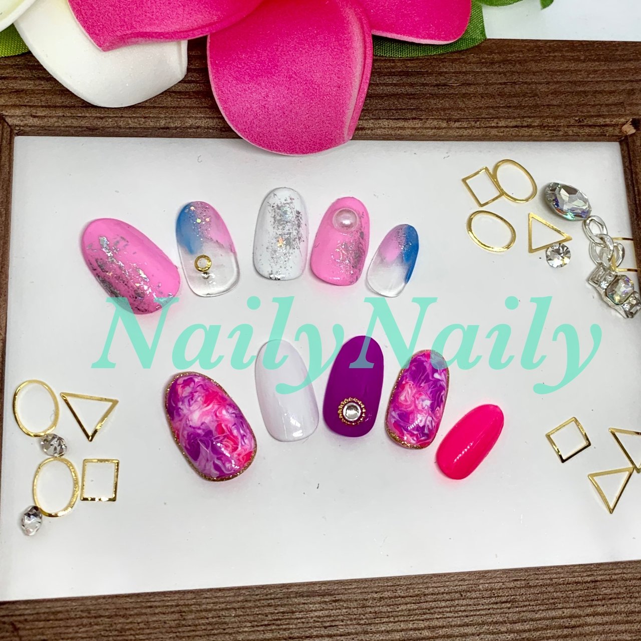 春 夏 オールシーズン 女子会 ハンド プチプラネイルサロンnailynailyのネイルデザイン No ネイルブック