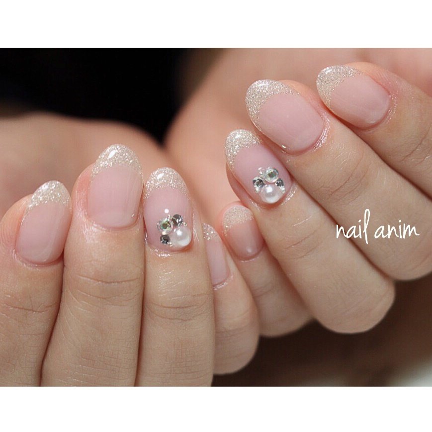 春 夏 ブライダル ハンド フレンチ Nail Animのネイルデザイン No ネイルブック