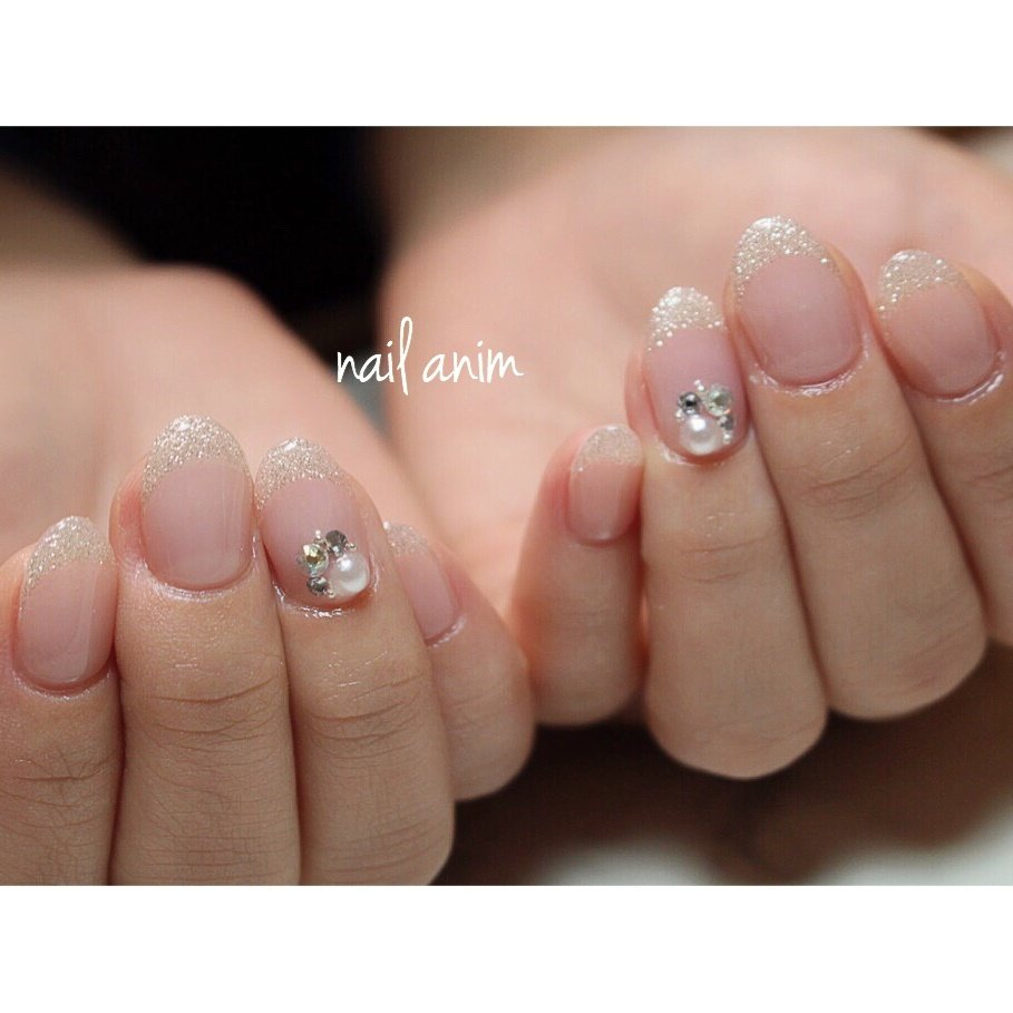 春 夏 ブライダル ハンド フレンチ Nail Animのネイルデザイン No ネイルブック