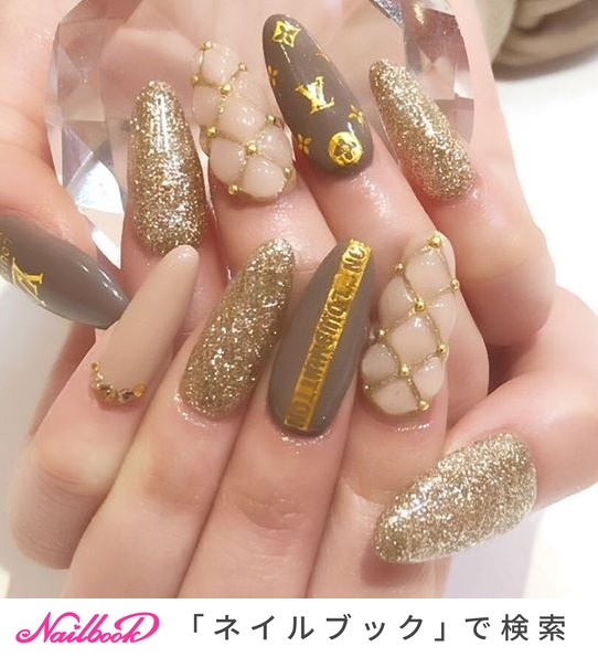 ネイルチップ プルメリア ギャルネイル 派手ネイル ネイルチップ