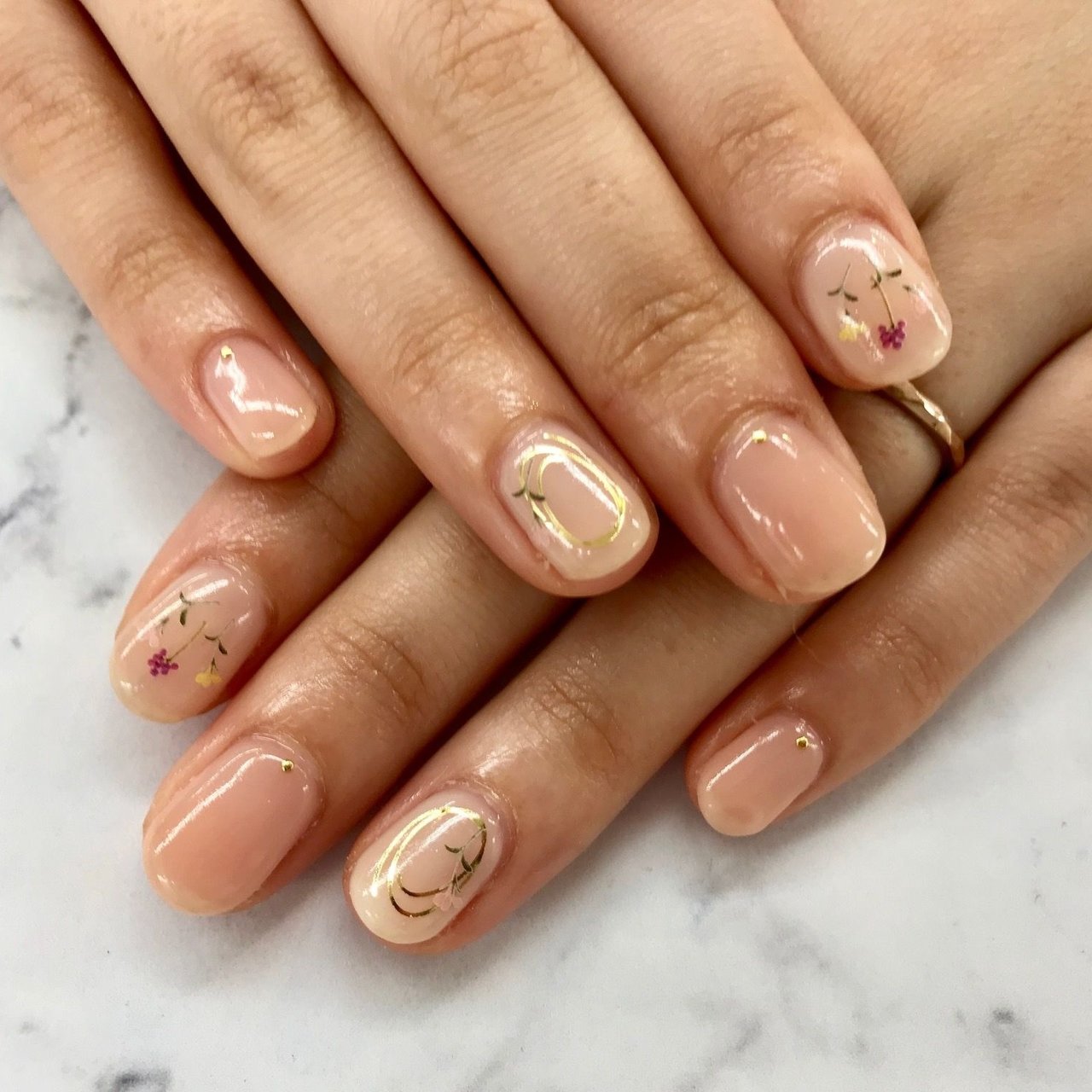 春 オールシーズン ハンド シンプル ショート Fast Nail ファストネイル のネイルデザイン No ネイルブック