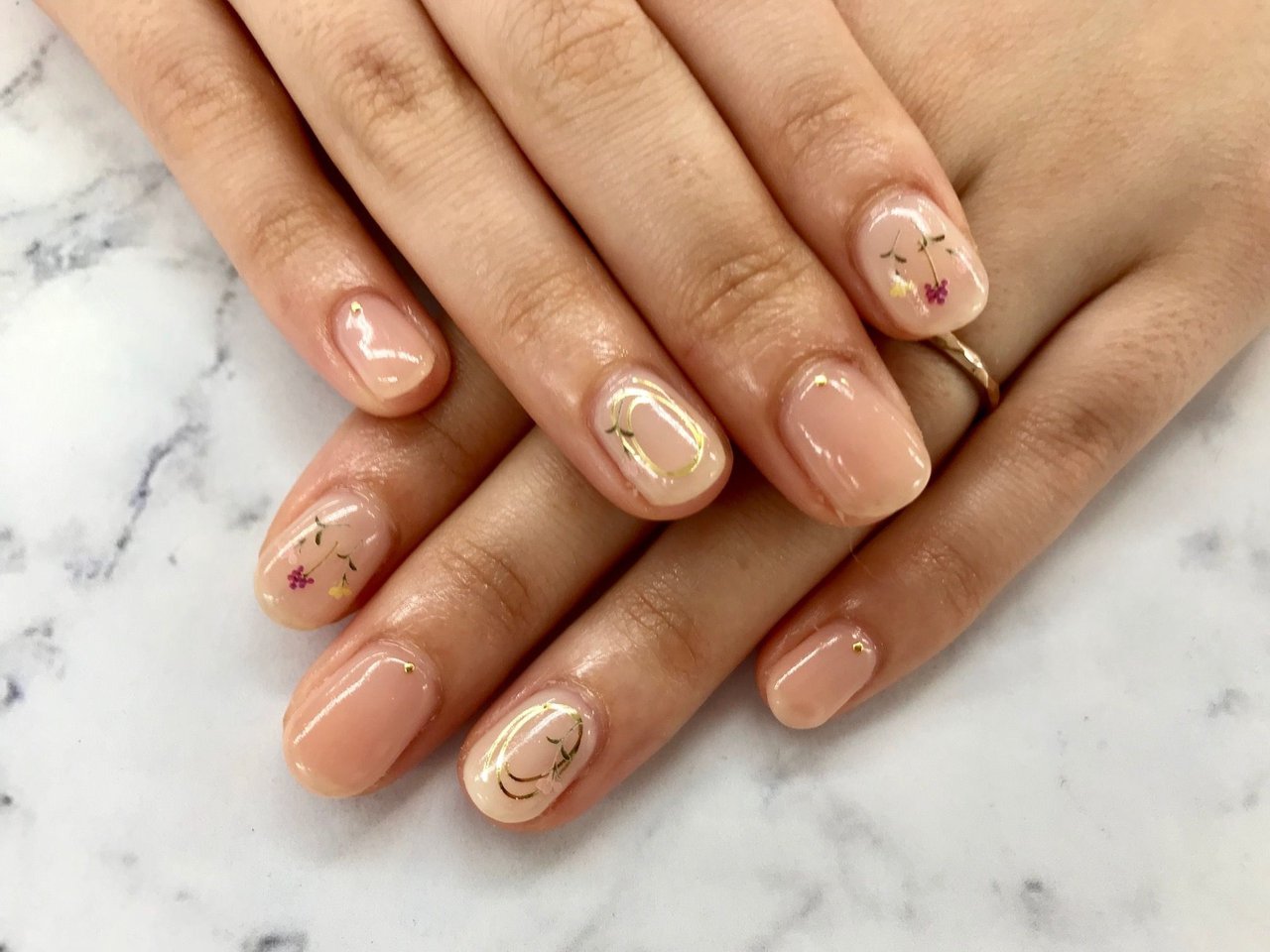 春 オールシーズン ハンド シンプル ショート Fast Nail ファストネイル のネイルデザイン No ネイルブック