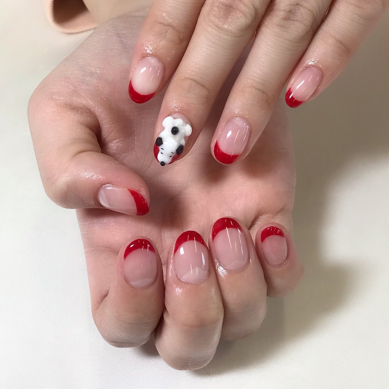 春 夏 オールシーズン ハンド フレンチ Nail Salon Chouchouのネイルデザイン No ネイルブック
