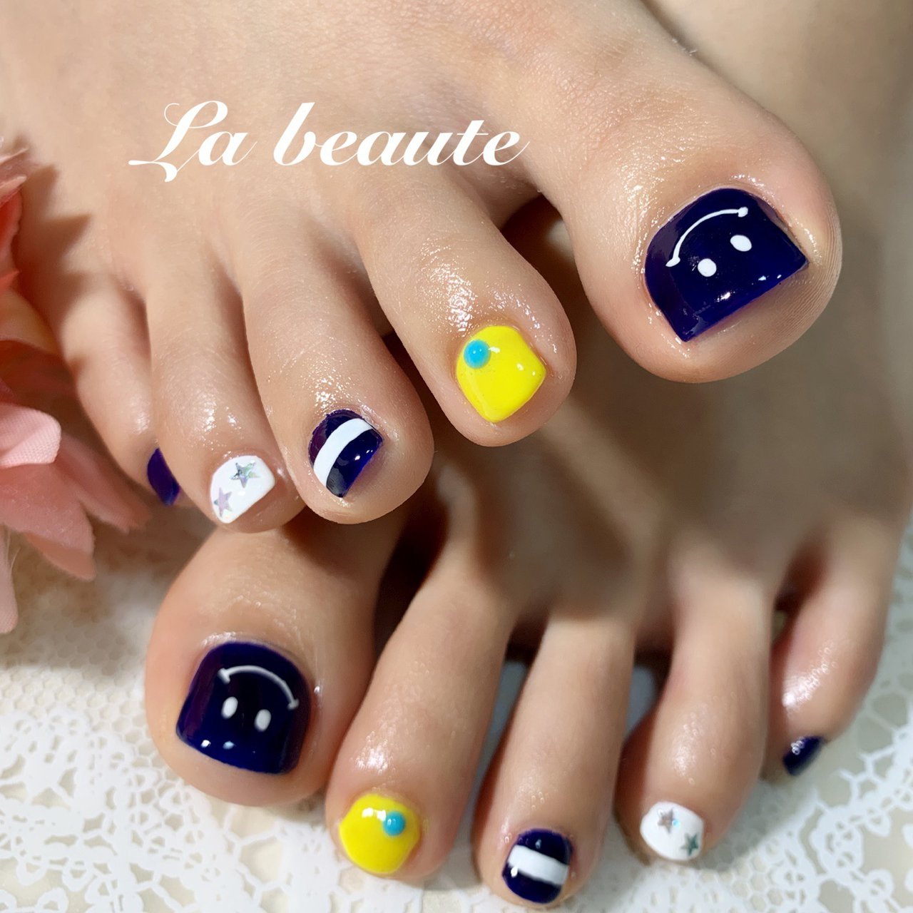 春 夏 旅行 スポーツ フット ｌa Beaute ラ ボーテ のネイルデザイン No ネイルブック