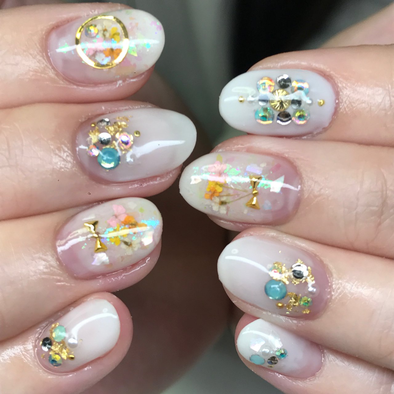 ショート ホワイト ジェルネイル お客様 Nail Salon Esprit 和光市 朝霞市 のネイルデザイン No ネイル ブック
