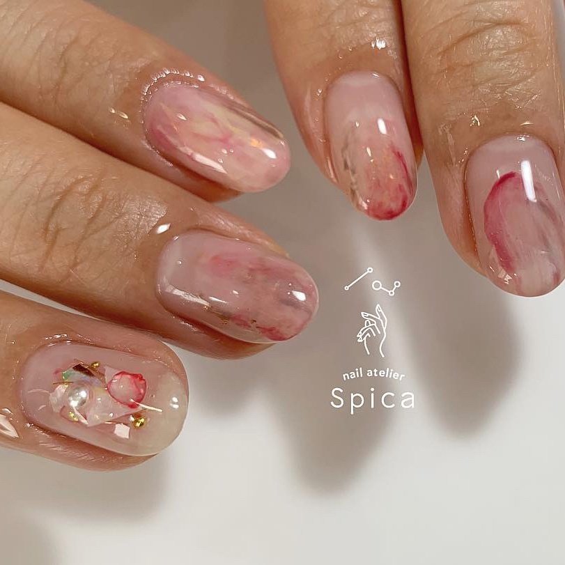 オールシーズン ハンド ニュアンス ショート ベージュ 松本市ネイルサロンnail Atelier Spica ネイルアトリエスピカ のネイル デザイン No 4197887 ネイルブック