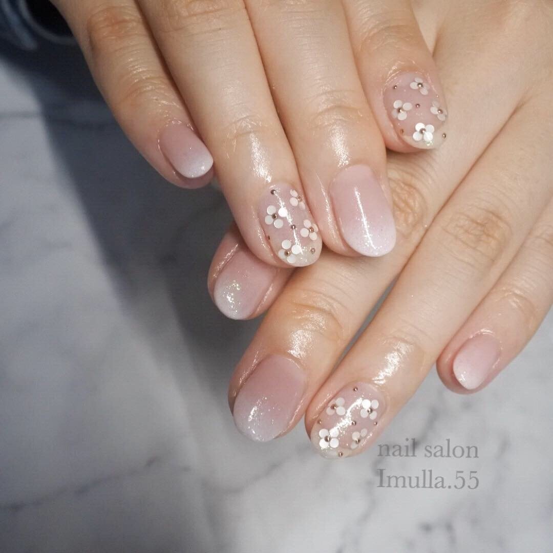 春 ブライダル パーティー デート ハンド Nail Salon Imulla 55のネイルデザイン No ネイルブック