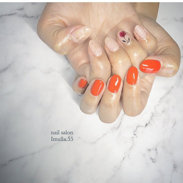 春 夏 リゾート 女子会 ハンド Nail Salon Imulla 55のネイルデザイン No ネイルブック