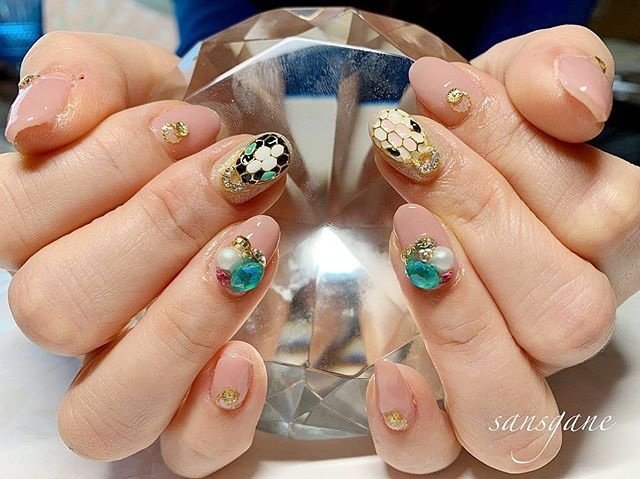 オールシーズン パーティー デート 女子会 ハンド Aiko サンジェーヌのネイルデザイン No ネイルブック