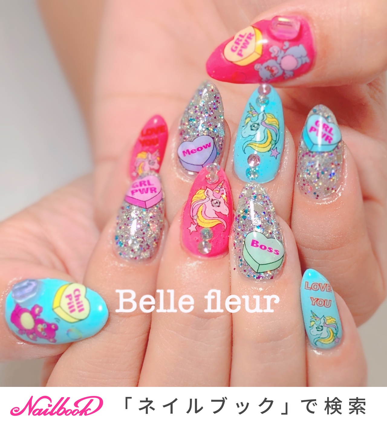 人気順 夢カワイイネイルのネイルデザイン ネイルブック