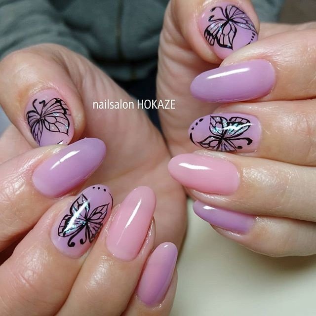 春 ハンド シンプル グラデーション ピンク Nailsalon Hokazeのネイルデザイン No ネイルブック