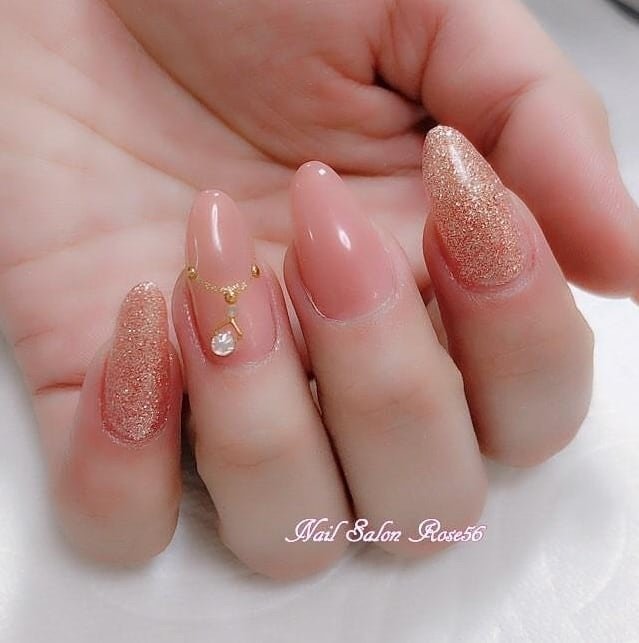 オールシーズン ハンド ワンカラー ロング ピンク Nail Salon Rose 56のネイルデザイン No 4207659 ネイルブック