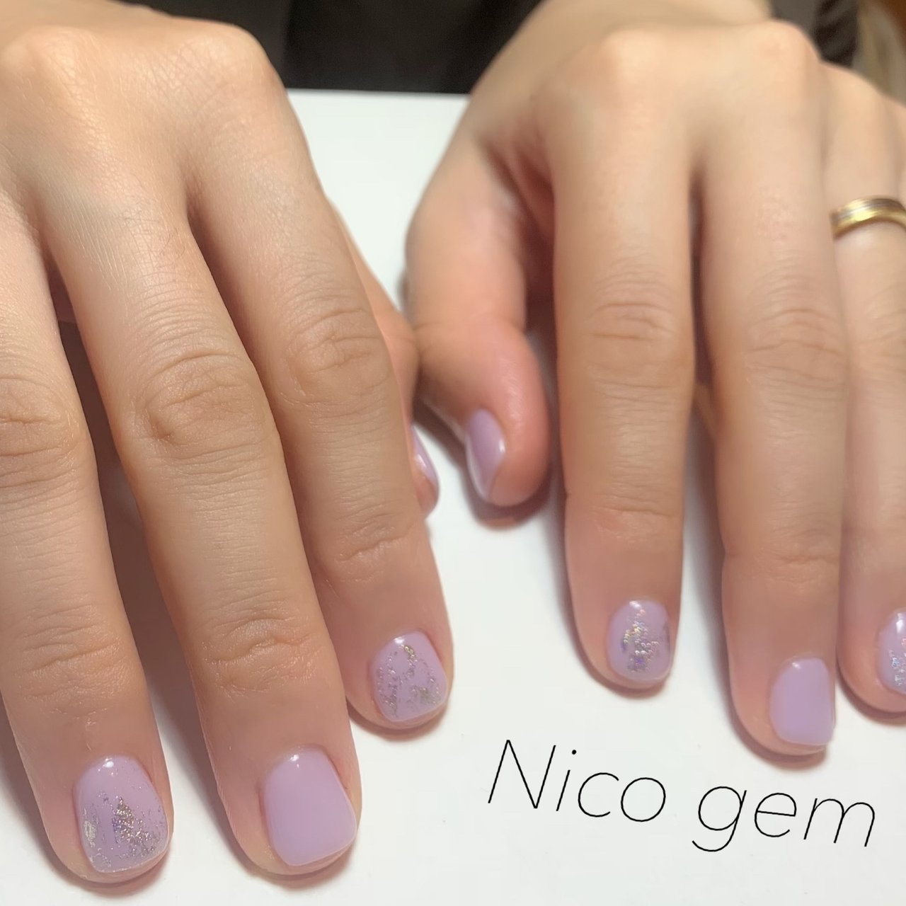 春 夏 オールシーズン ハンド シンプル Nico Gemのネイルデザイン No ネイルブック