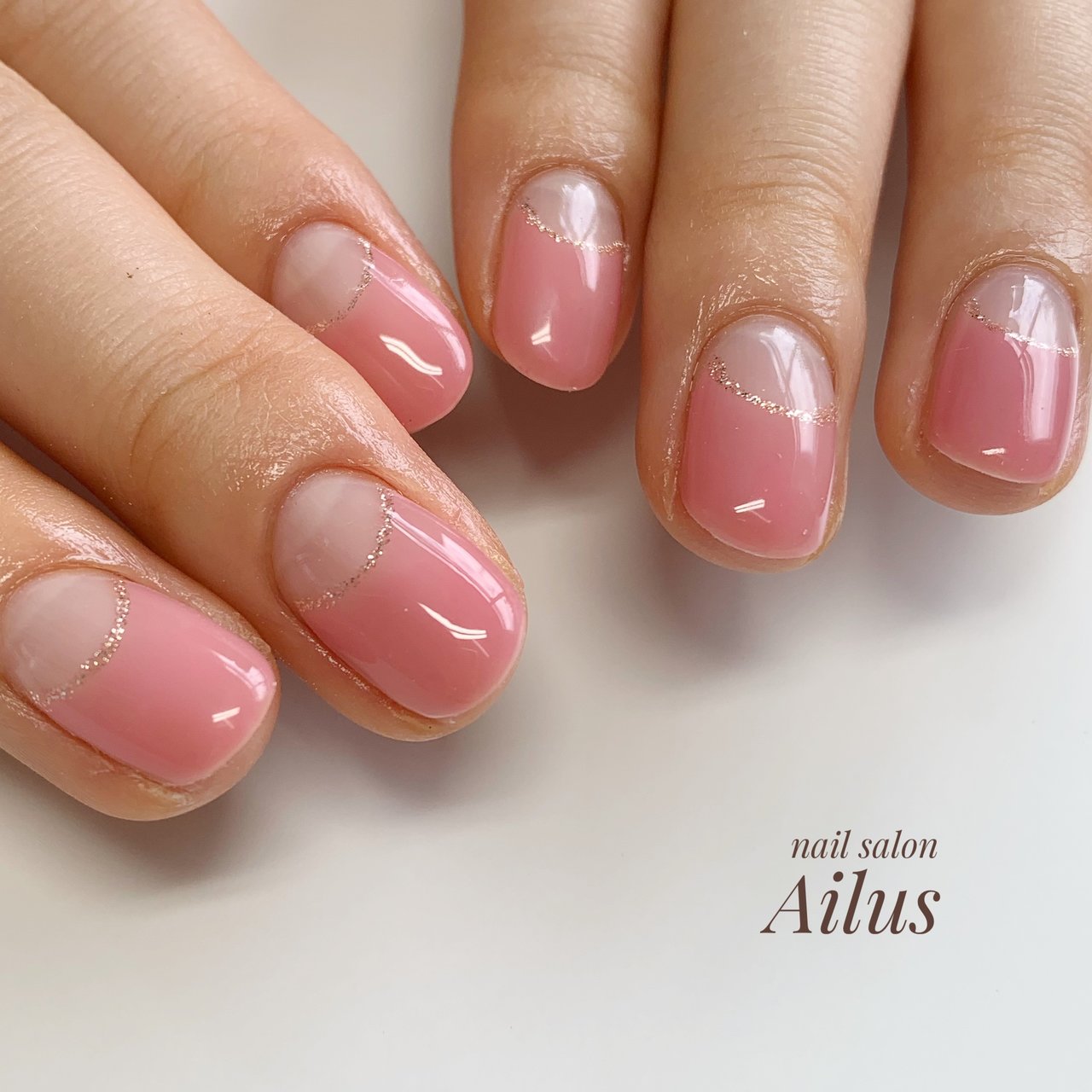 春 オールシーズン ハンド シンプル フレンチ Nail Salon Ailusのネイルデザイン No ネイルブック