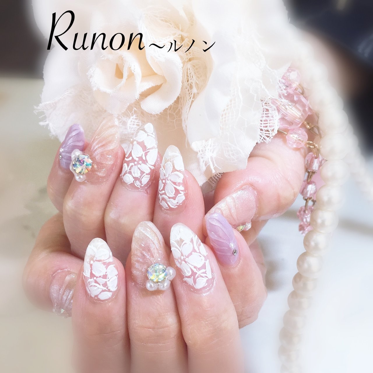 春 リゾート デート 女子会 ハンド Runonのネイルデザイン No ネイルブック