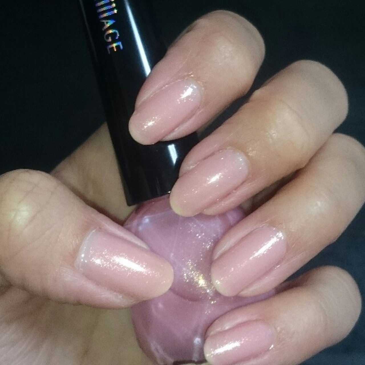 シンプル ラメ ワンカラー ピンク マニキュア Aya0406のネイルデザイン No ネイルブック