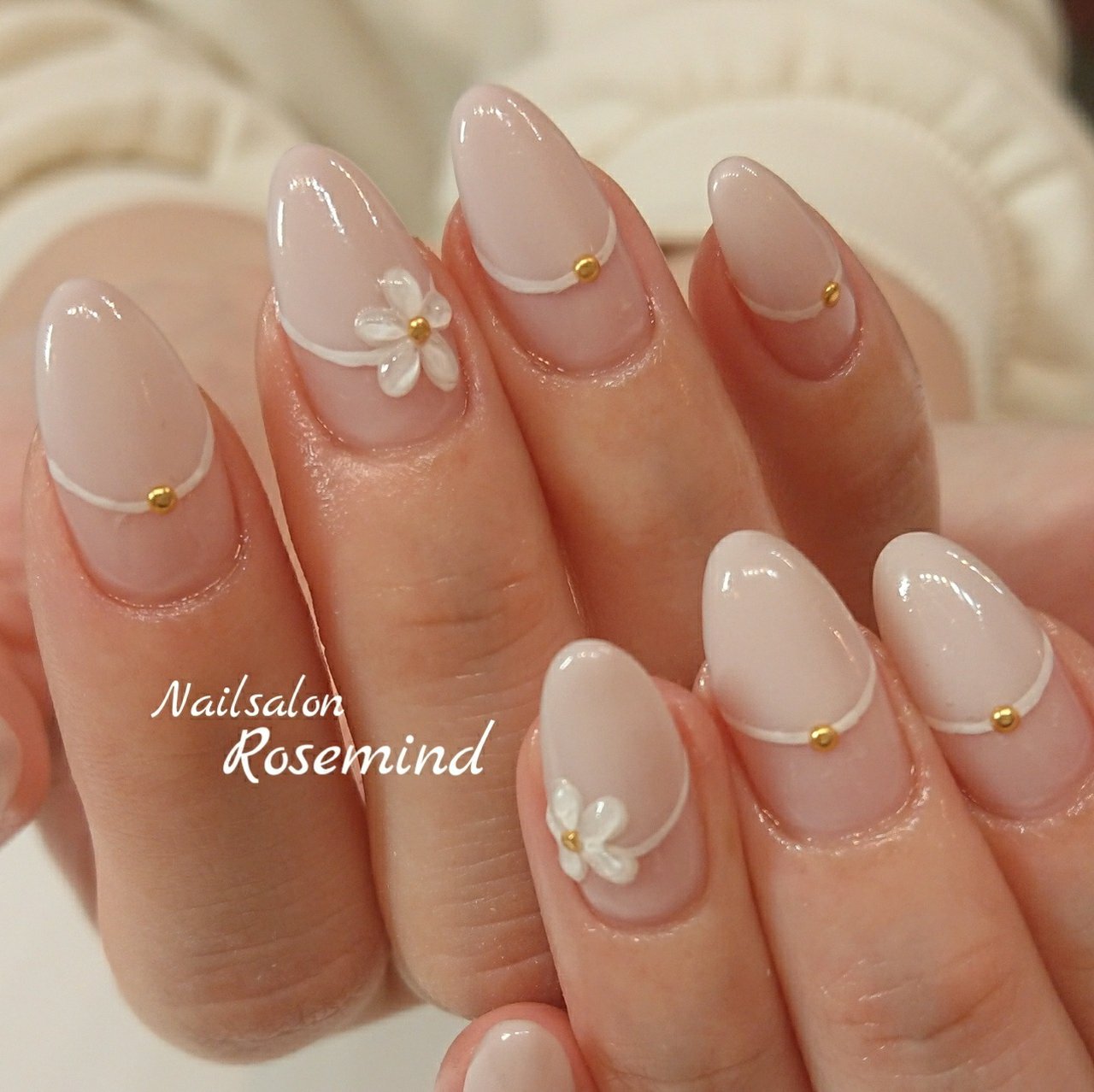 春 夏 オールシーズン オフィス ハンド Nail Rosemindのネイルデザイン No ネイルブック