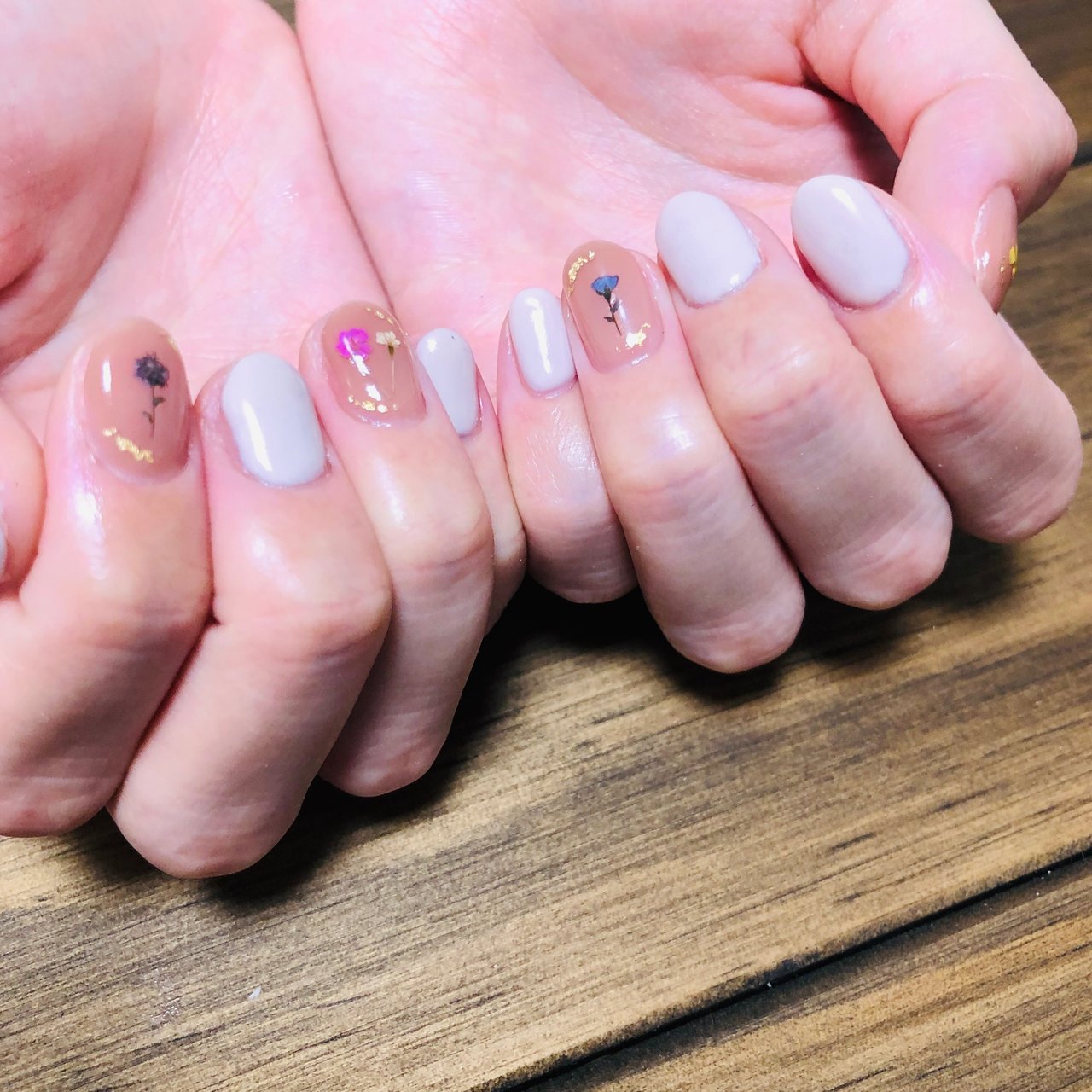 春 ハンド シンプル ワンカラー ショート りいママのネイルデザイン No ネイルブック