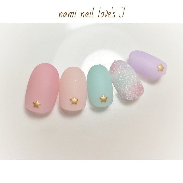 春 夏 ハンド シンプル ワンカラー Nami Nail Love S J ナミネイル のネイルデザイン No ネイルブック
