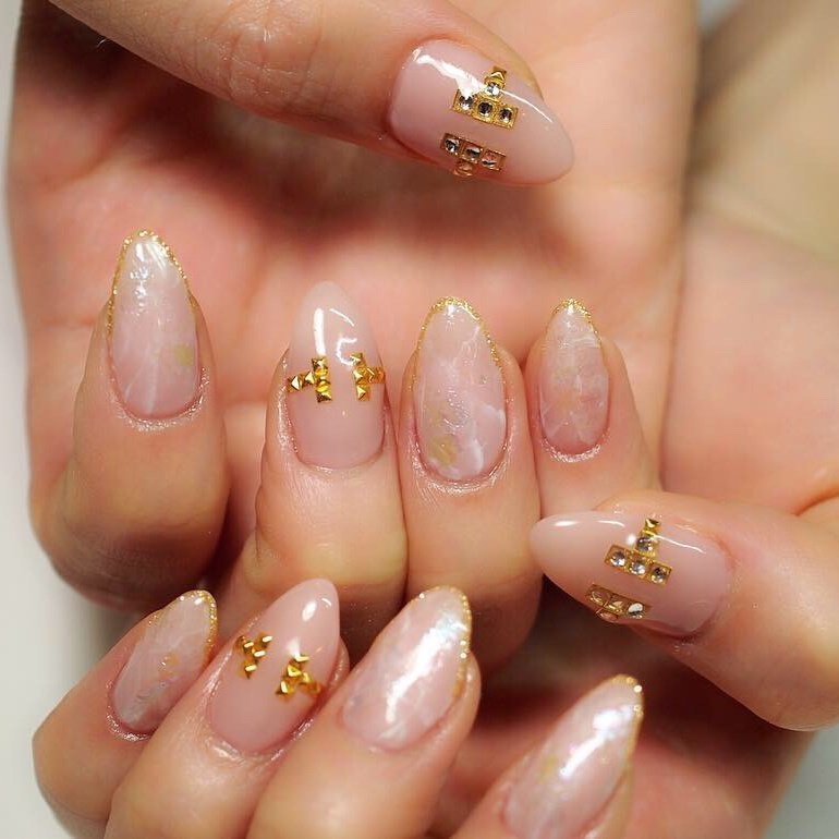 オールシーズン リゾート パーティー デート ハンド Muguet Nailsのネイルデザイン No ネイルブック