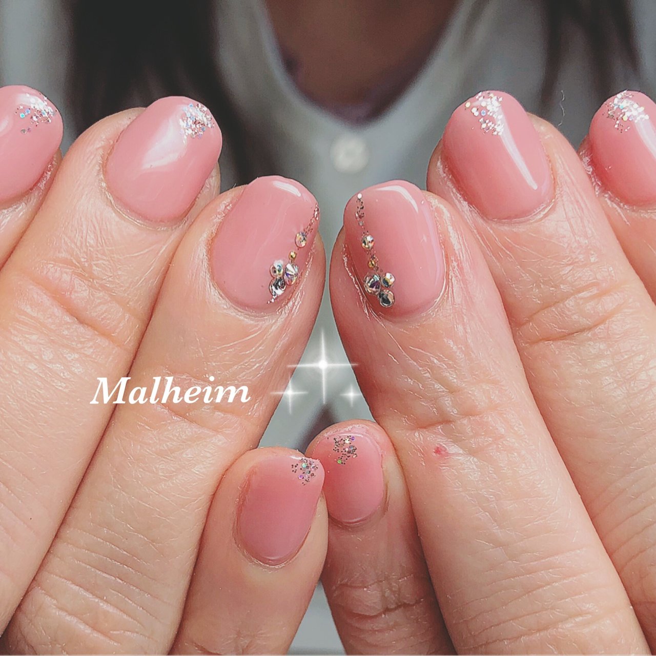 オールシーズン オフィス 女子会 ハンド シンプル Nails Malheim メルヘイム のネイルデザイン No ネイルブック