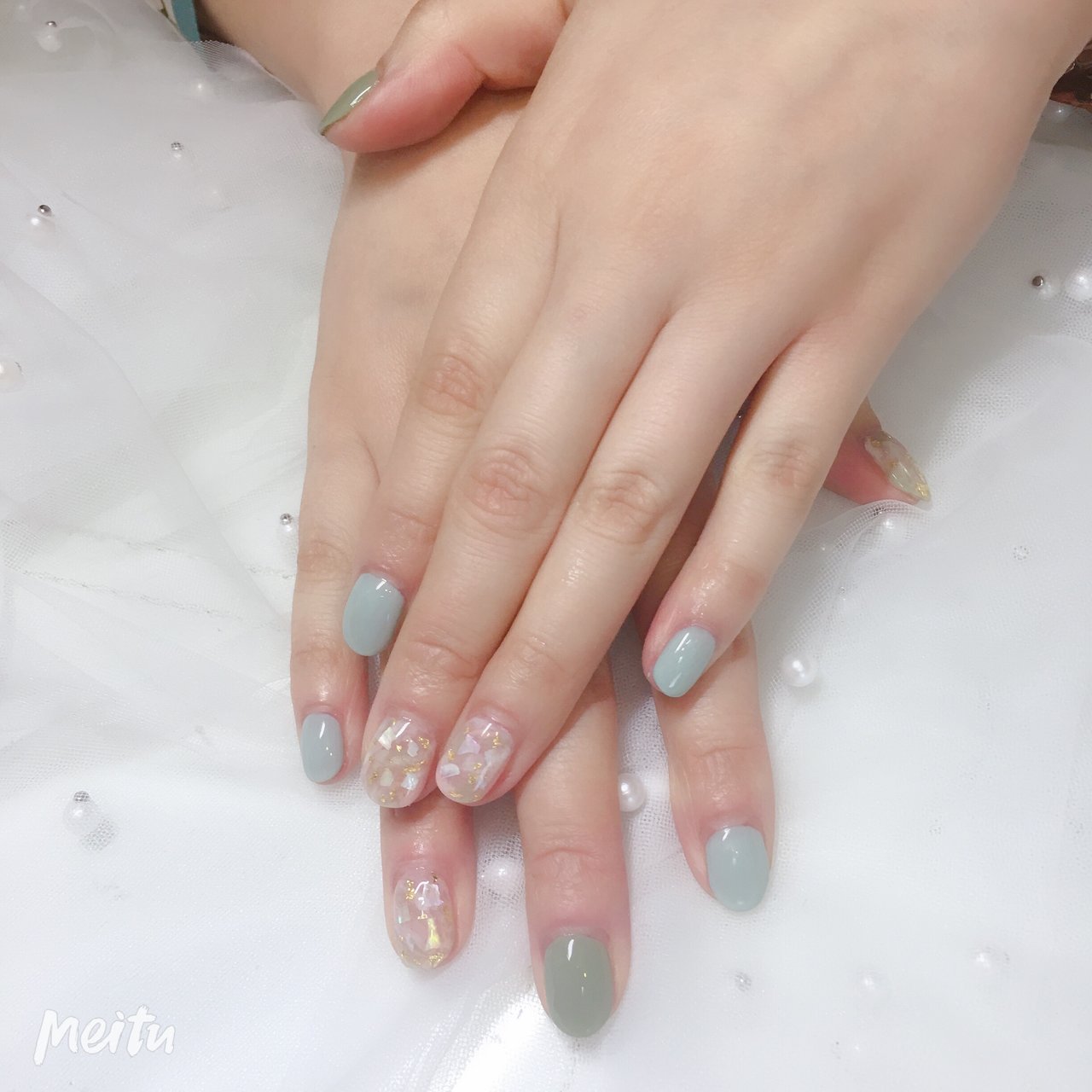 春 夏 旅行 梅雨 ワンカラー パンダ Nail 川崎のネイルデザイン No ネイルブック